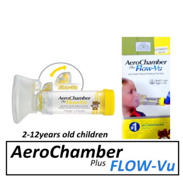 Certified Label Aerochamber Plus Flow Vu Medium Mask 1 5 Years