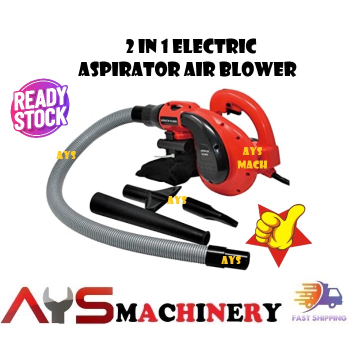 HEAVY DUTY 2 IN 1 ELECTRIC ASPIRATOR AIR BLOWER AND VACUUM CLEANER