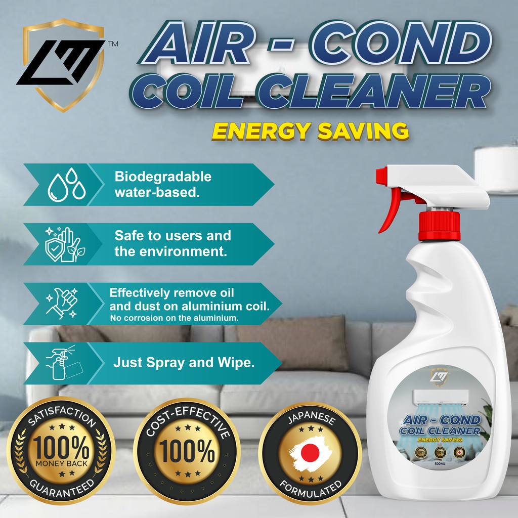 (Ready Stock) AirCond Cleaner Air Conditioner Coil Cleaner Aircond