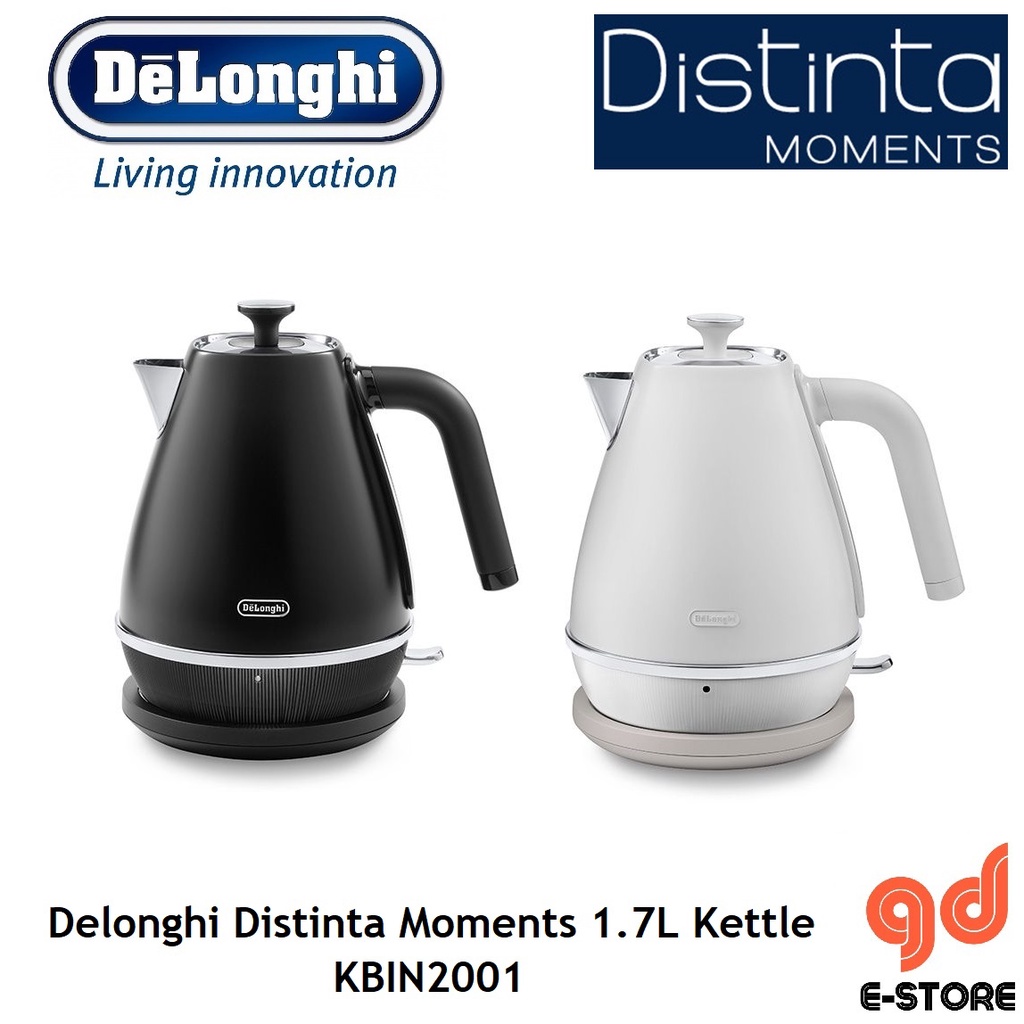 DeLonghi KBIN2001 Distinta Moments 1.7L Kettle KBIN2001BK KBIN2001W