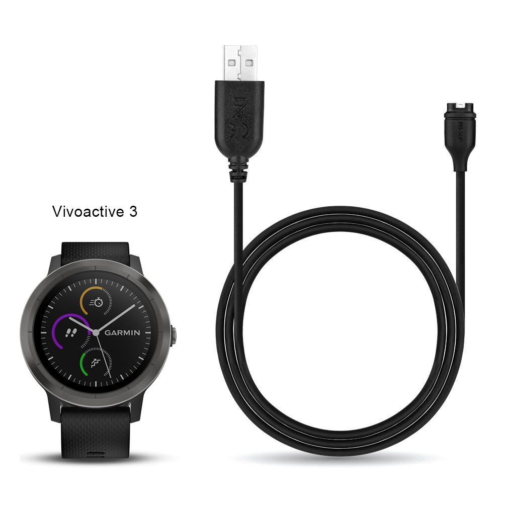 USB Data Sync Cable Charger for Garmin Vivoactive 3,Approach S60 Fenix
