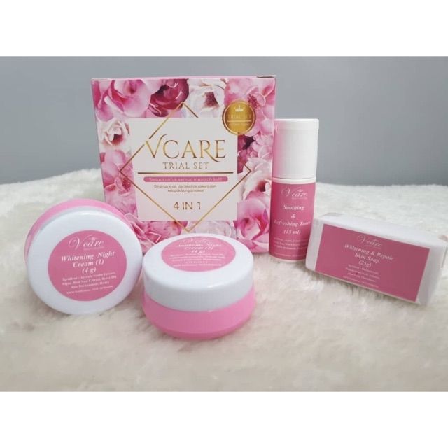 TRAVEL KIT SKINCARE VCARE EXCLUSIVE 4IN1 Shopee Malaysia