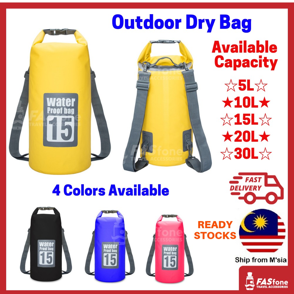 Dry Bag Storage Bag Waterproof Outdoor Mobile Backpack 5L 10L 15L 20L