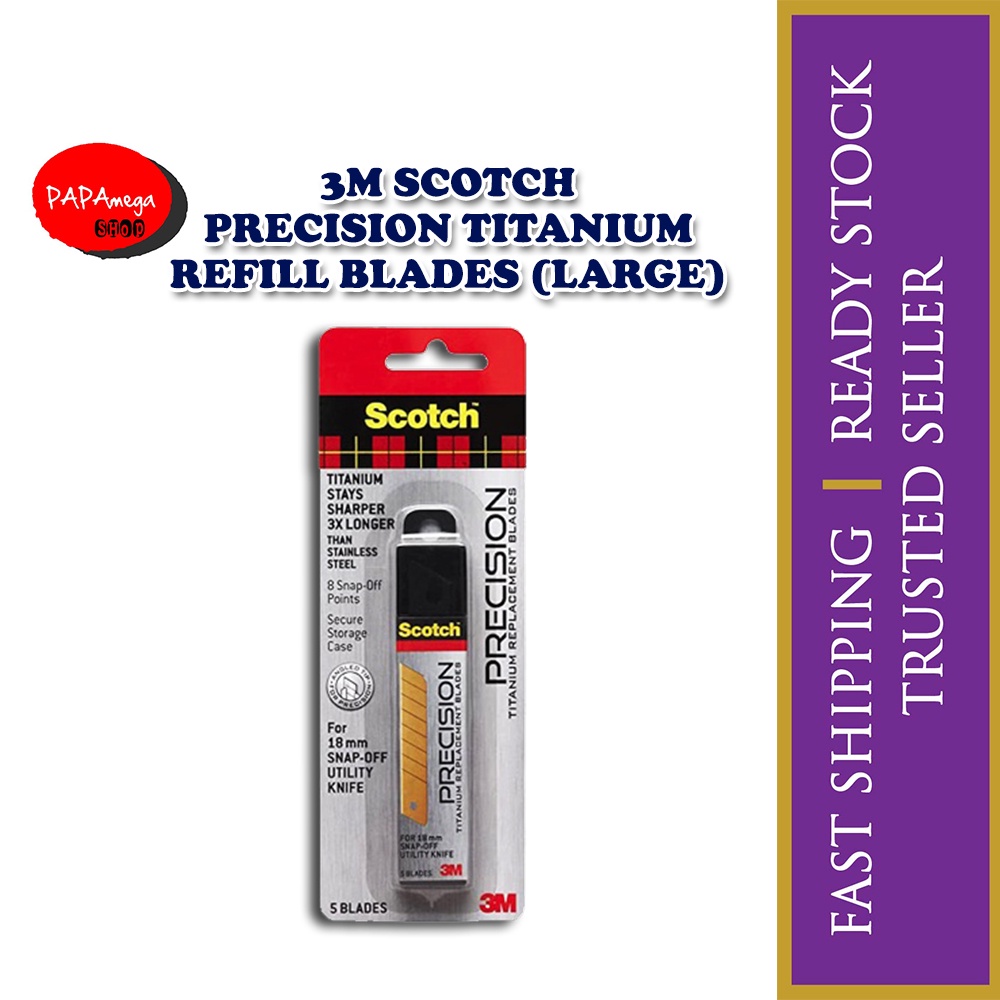 3M SCOTCH PRECISION TITANIUM REFILL BLADES (LARGE) Shopee Malaysia
