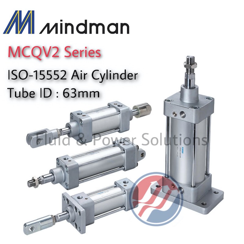 Mindman ISO15552 MCQV2 Tube ID63mm Air Cylinder ,Stroke Length 50