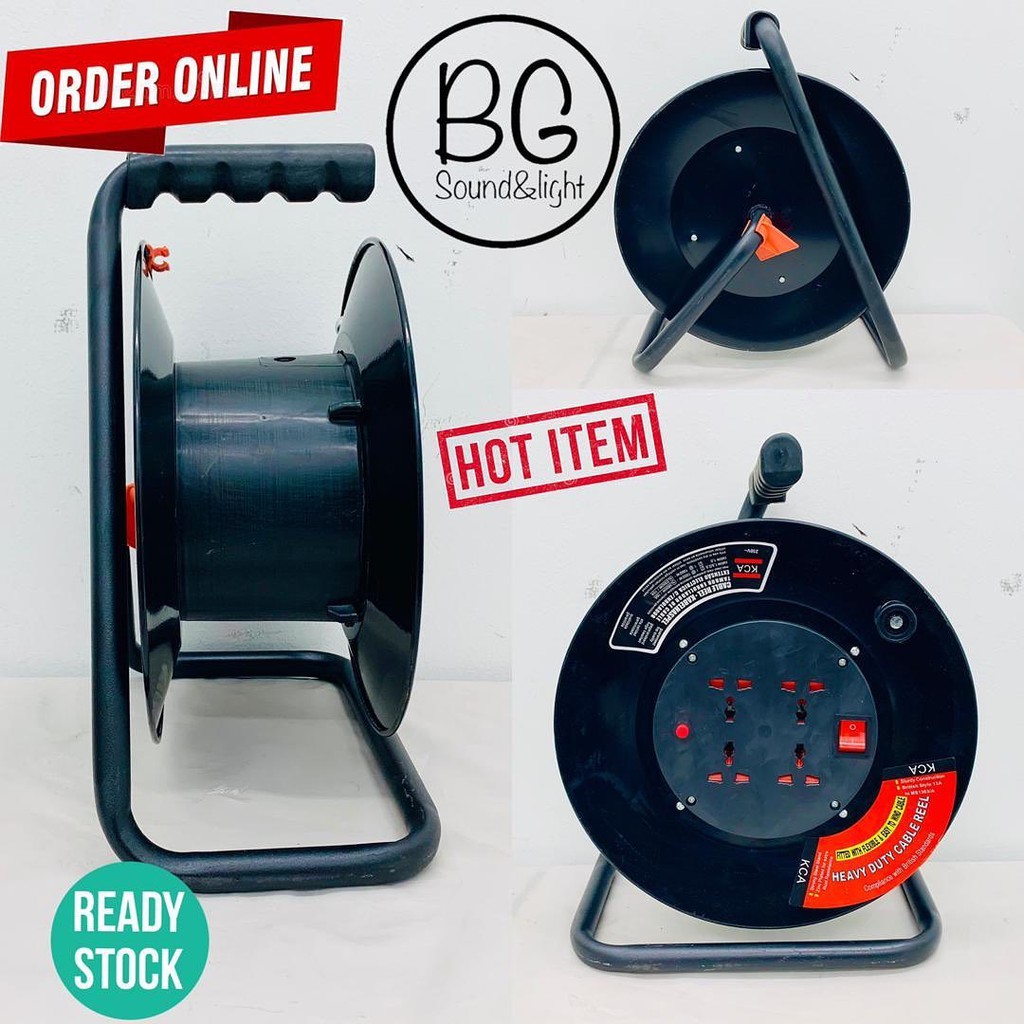 heavy duty power cable reel cable roller Shopee Malaysia