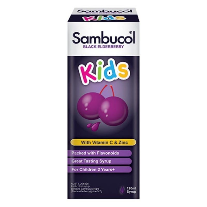Sambucol Kids/Original With Vitamin C &Zinc 120ml (The Australia No. 1