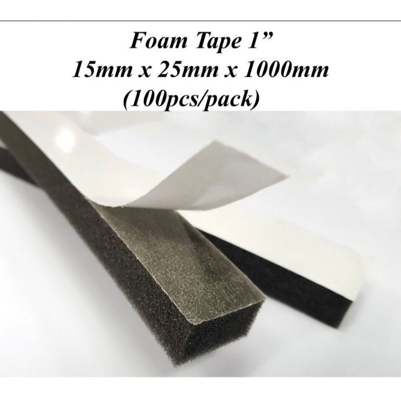 sponge tape 25x15mm x 100cm | Shopee Malaysia