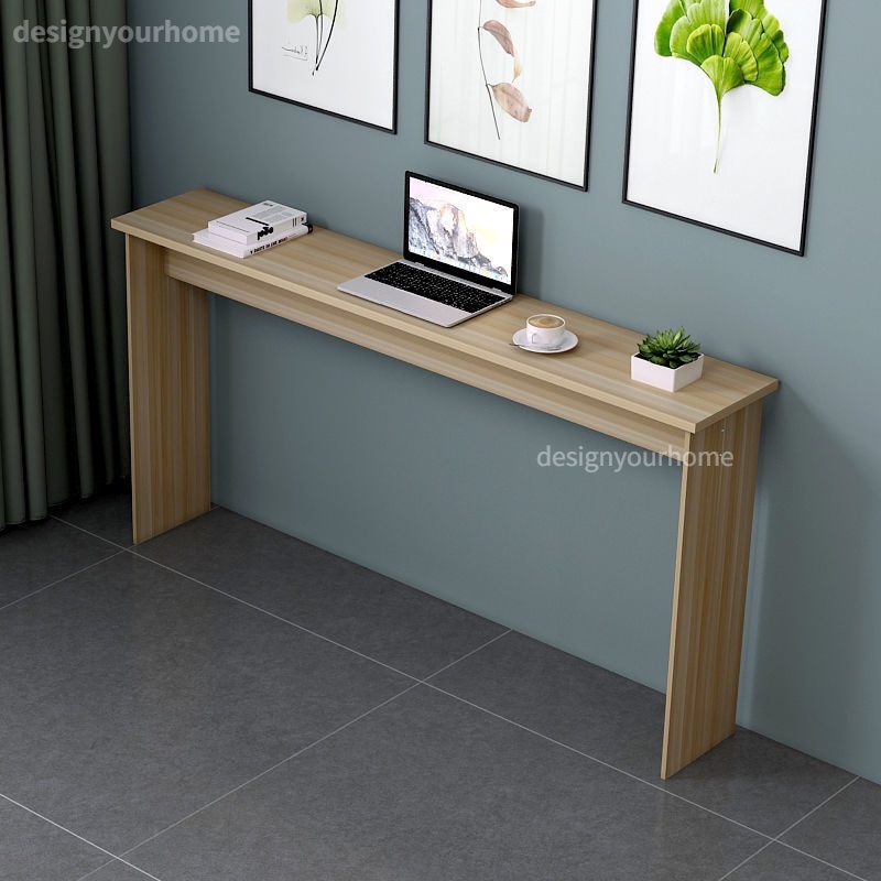 Long table console table computer desk porch table wall simple computer