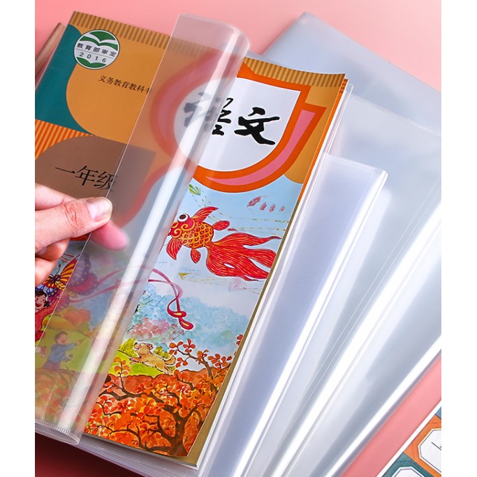 (10PCS) Fuda PVC Book Protective Cover Balut Buku in 4 sizes Shopee Malaysia