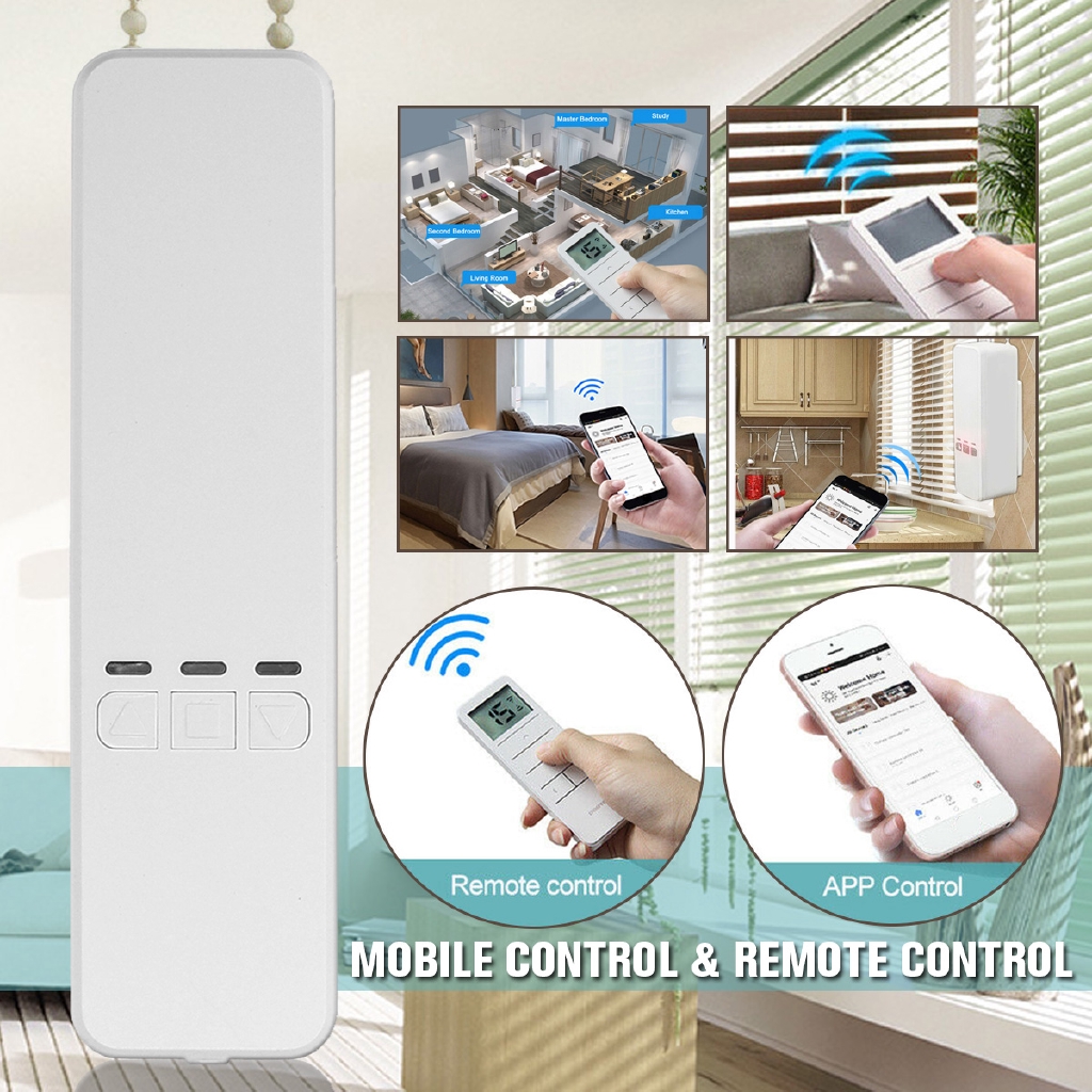 NEW Smart Home Motorized Chain Roller Blinds Automation Kit Control