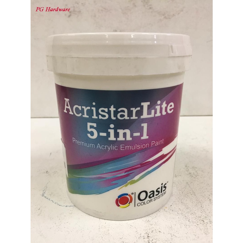 SKK Acristar Lite 5 In 1 Premium Acrylic Interior Paint 1L ( White