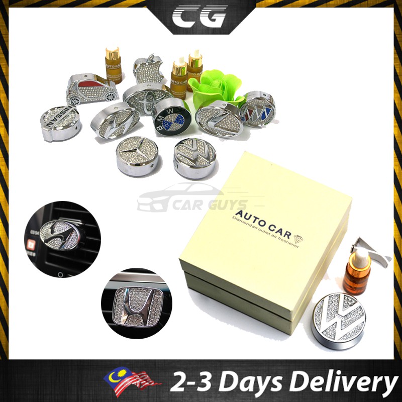 CarGuys Car Logo Diamond Air Freshener Perfume Shopee Malaysia