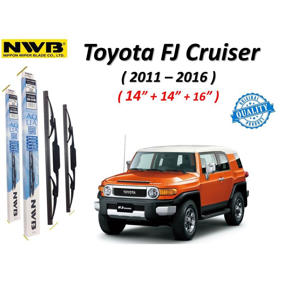 NWB Aqua Graphite Wiper For Toyota FJ Cruiser ( 2011 - 2016 ) | Shopee