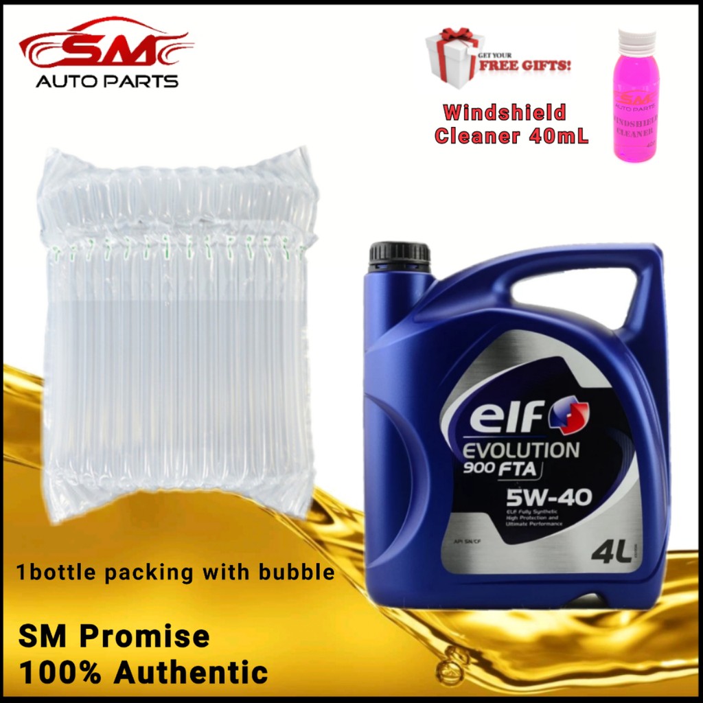 SM ELF 5W40 / 5W40 Evolution 900FTA Fully Synthetic Engine Oil(4Liter