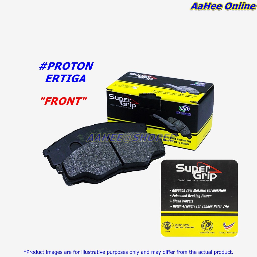 PROTON ERTIGA Front Brake Pad AFI Super Grip Brek Depan Shopee Malaysia