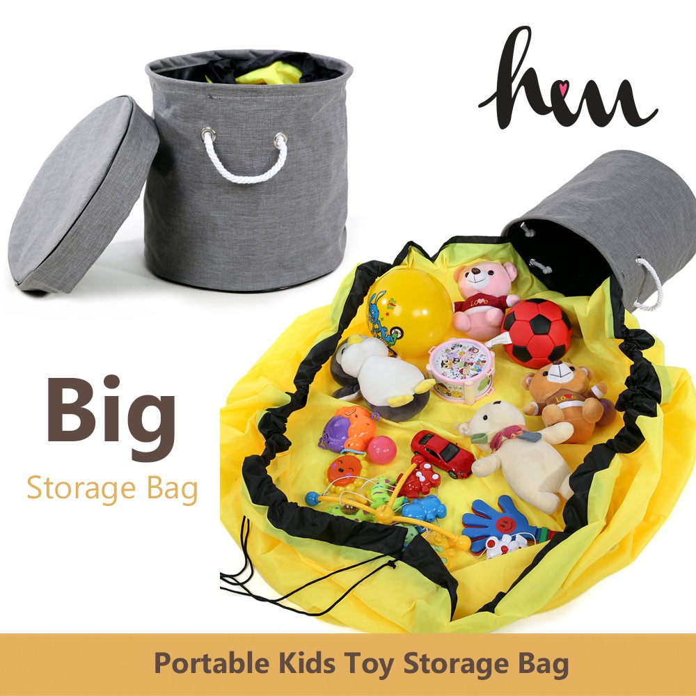 Toys Storage Bag, Durable Massive Capacity Children Drawstring Bag 高品質の人気