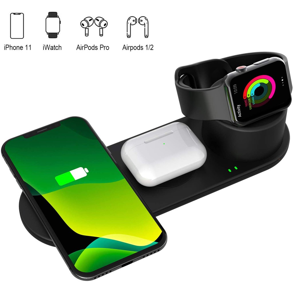 TEO Apple 3 in 1 Wireless Charger Compatible with Apple