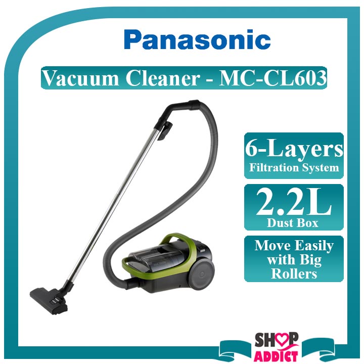 Panasonic MCCL603 Powerful Cyclone Bagless Canister Vacuum Cleaner