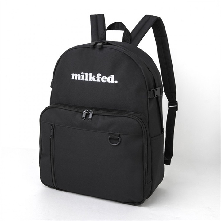 Japan Magazine Milkfed Big Capacity Black Laptop Backpack Shopee Malaysia