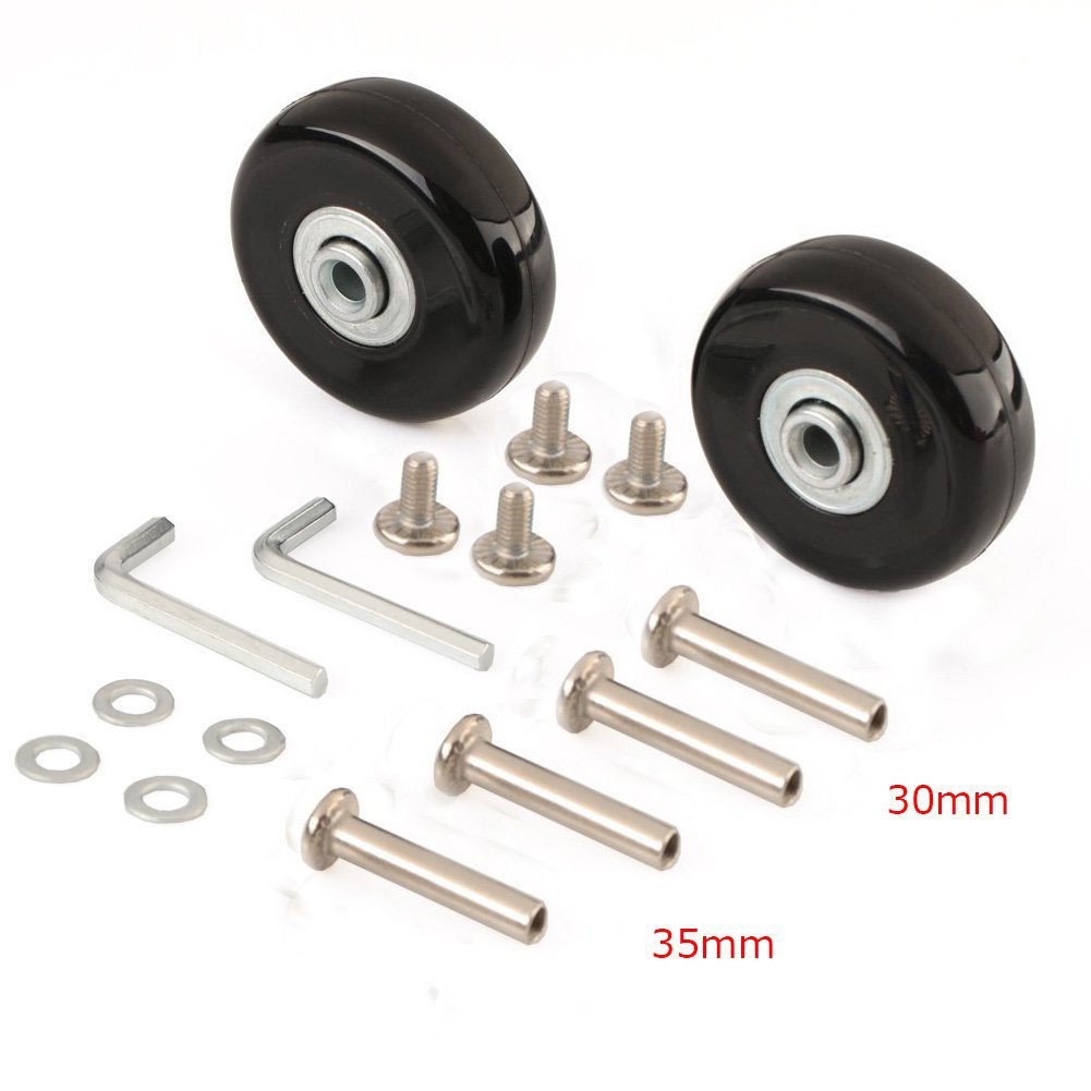 1 Set of Luggage Suitcase Replacement Wheels Suitcase Repair Kit (2 Pieces) Shopee Malaysia