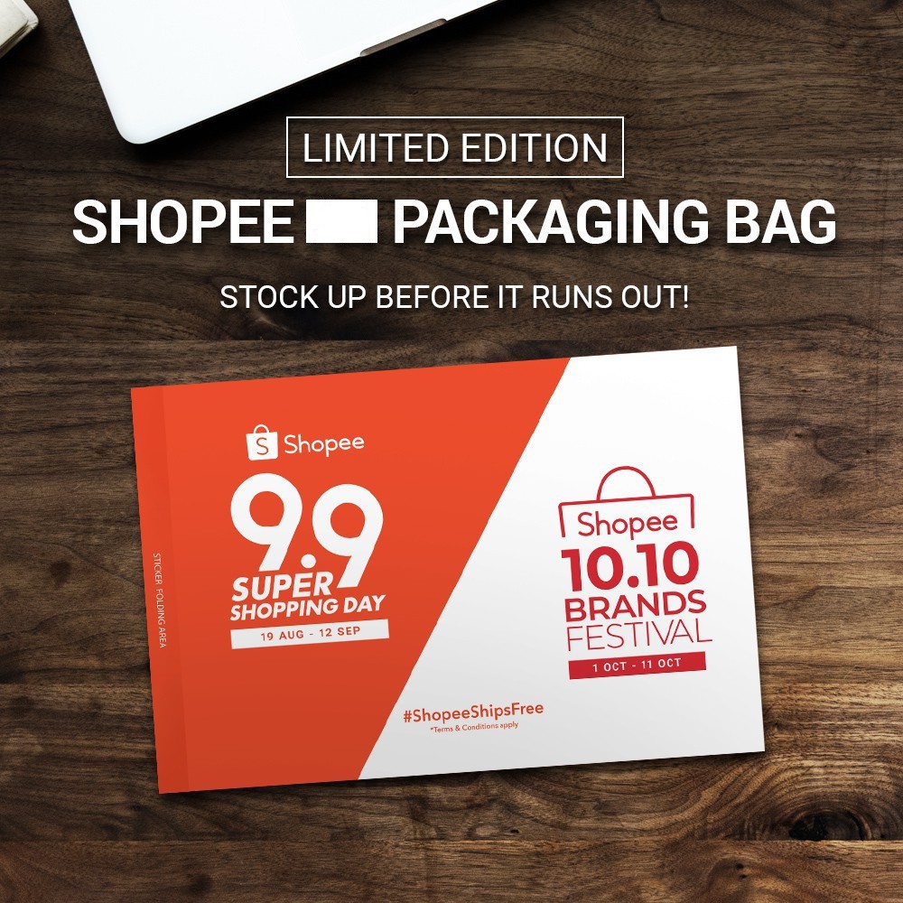 SHOPEE Courier Packaging Bag Limited Edition Shopee Malaysia