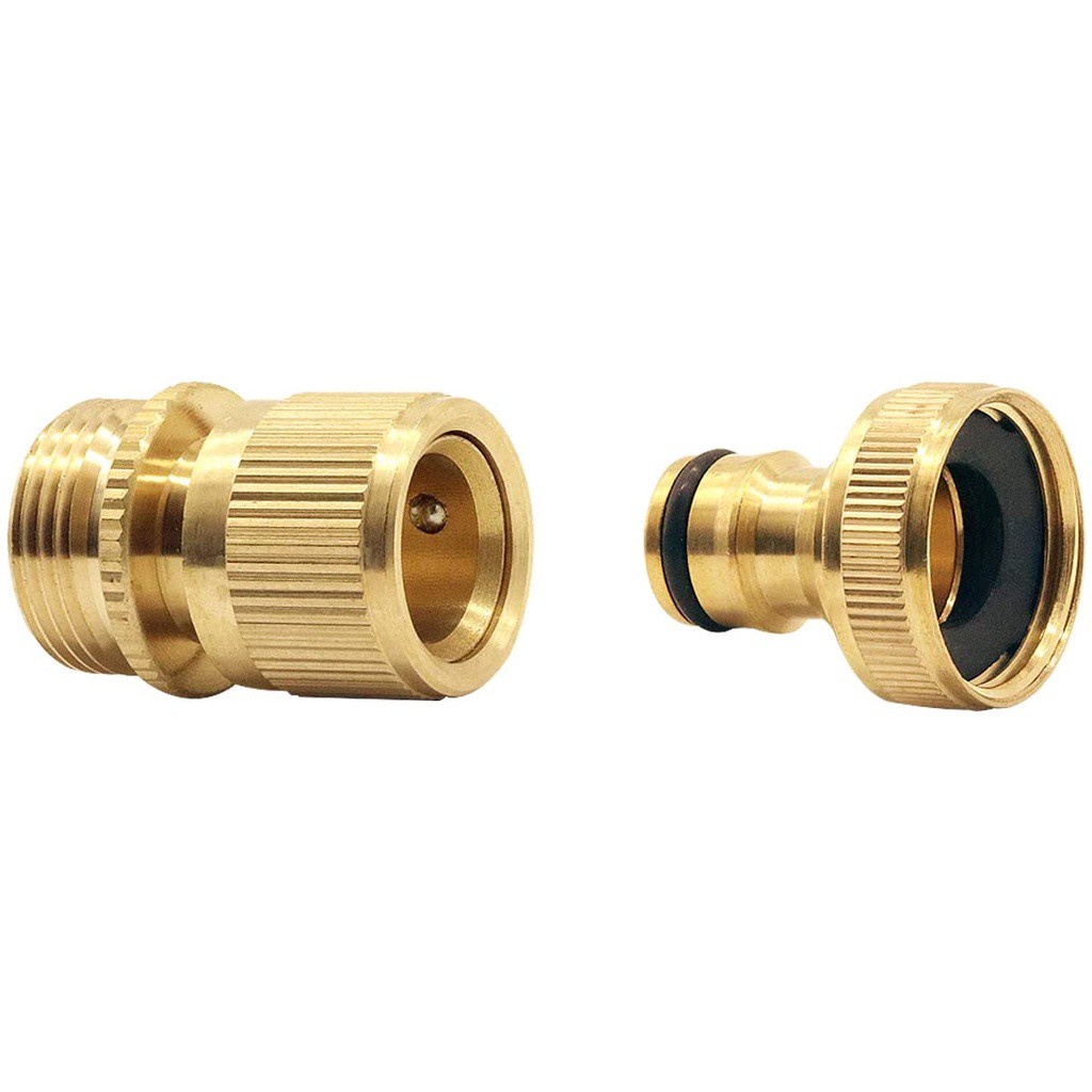 Garden Hose Quick Connect Leaking Easy Connect And Release Adapter Set 2pcs 1 Pair Sanceon