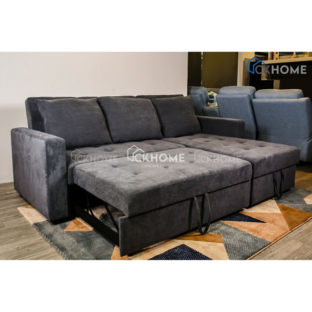 L Shape Sofa Bed Malaysia Baci Living Room