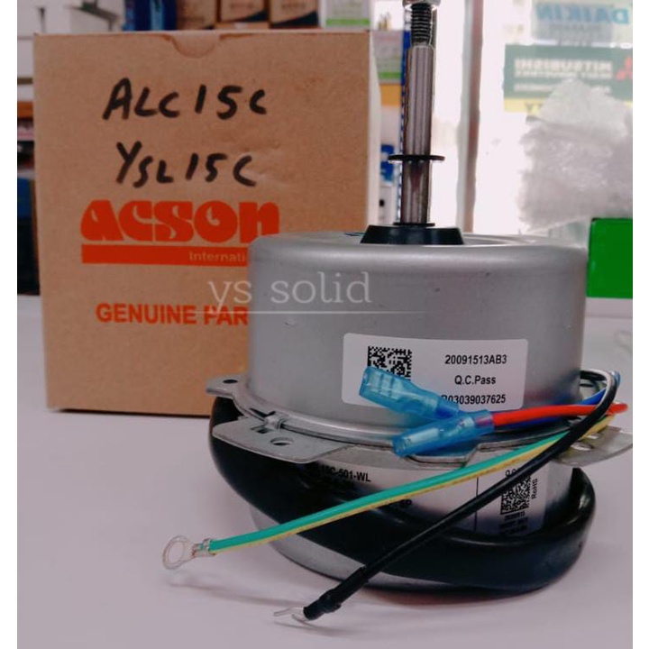 ACSON,DAIKIN OUTDOOR FAN MOTOR ALC/YSL15C Shopee Malaysia