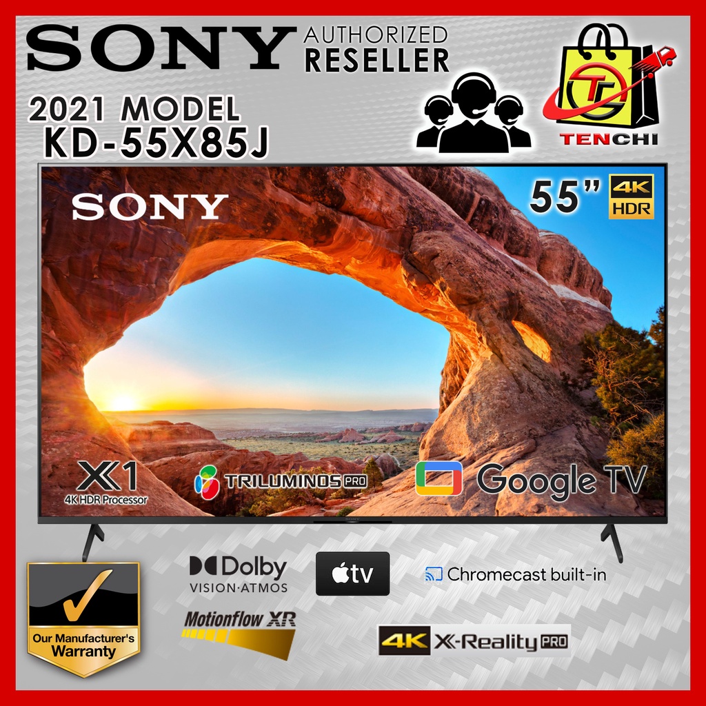 SONY KD55X85J 55" X85J 4K ULTRA HD HIGH DYNAMIC RANGE (HDR