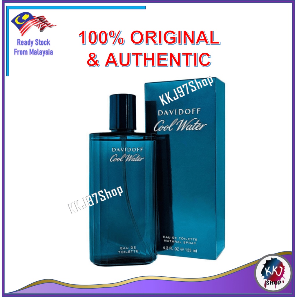 (READY STOCK) Davidoff Cool Water 125ml EDT 100 Original (New In Box