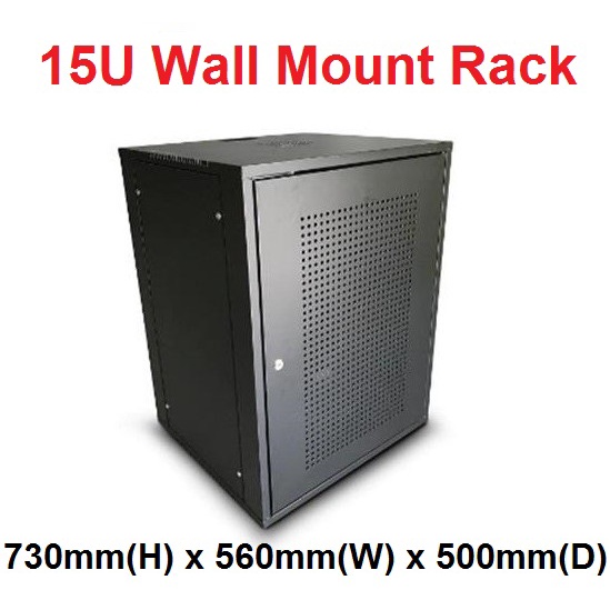 Ready Stock ADV 19" 15U 730x560x500mm Server Rack 15U Server Rack