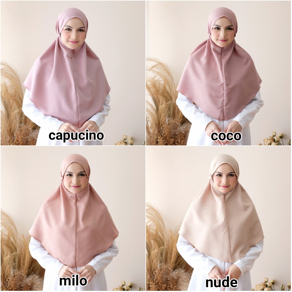 Hijab Bergo Maryam Instant Diamond Tali Khimar Hijab Veil Shopee Malaysia
