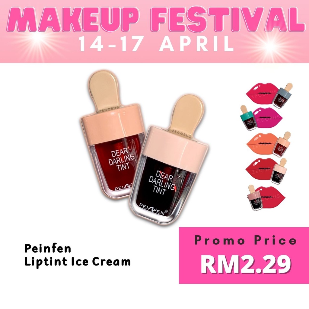 [ RAYA 2022 ] Penifen Ice Cream Liptint Murah Peinifen Lip Tint Korea