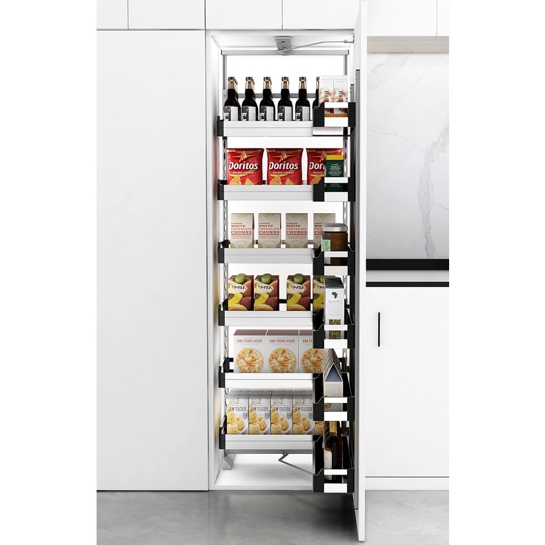 Alcor System AS30 Kitchen Sus304 Stainless Steel 5 Tier PullOut Unit