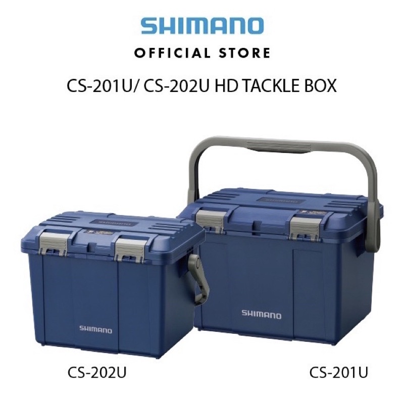 SHIMANO HD Tackle Box CS201U CS202U Fishing Heavy Duty Shopee Malaysia