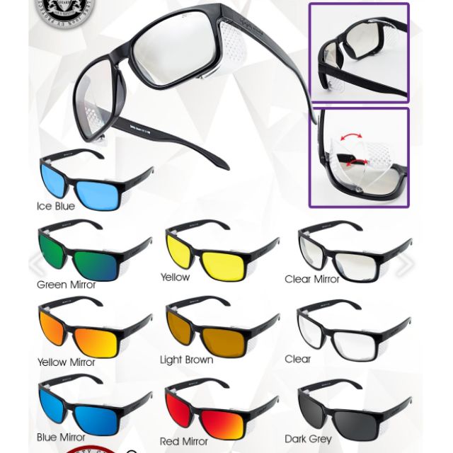 S168 Safety Sunglass Working Eyewear Fashion Spek Cermin Mata Kerja
