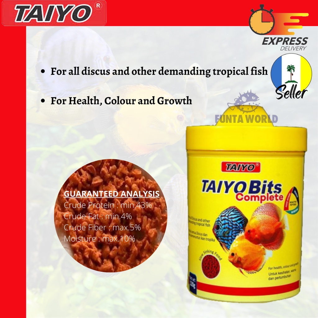 TAIYO Bits Complete Fish Food 70g Shopee Malaysia