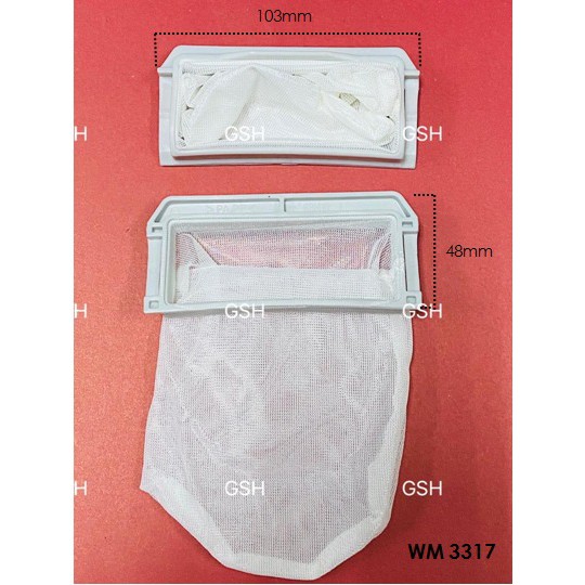 Panasonic/Kelvinator/Haier/Daewoo Washing Machine Filter BagWM3317