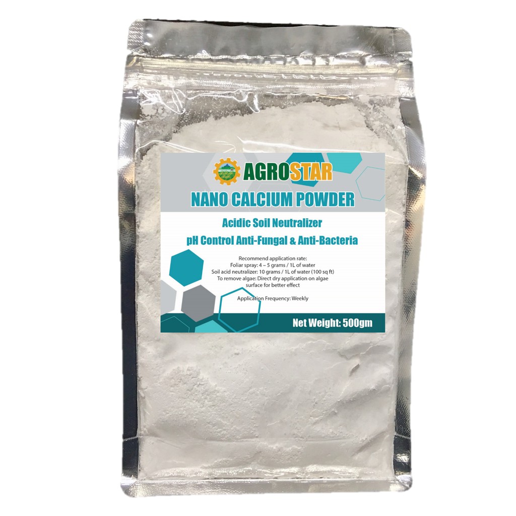 Nano Calcium Powder For Acidic Soil Neutralizer, Plant Antifungal