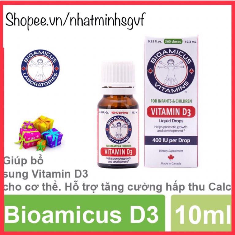 Bioamicus Vitamin D3 Helps supplement Vitamin D3 for the body