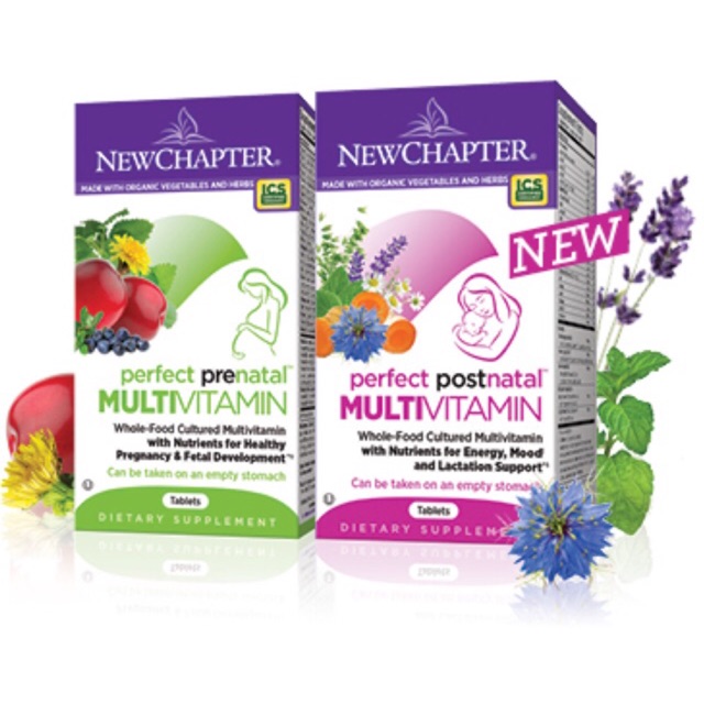 (IMPORTED) NEW CHAPTER PERFECT PRENATAL & POSNATAL MULTIVITAMIN (192