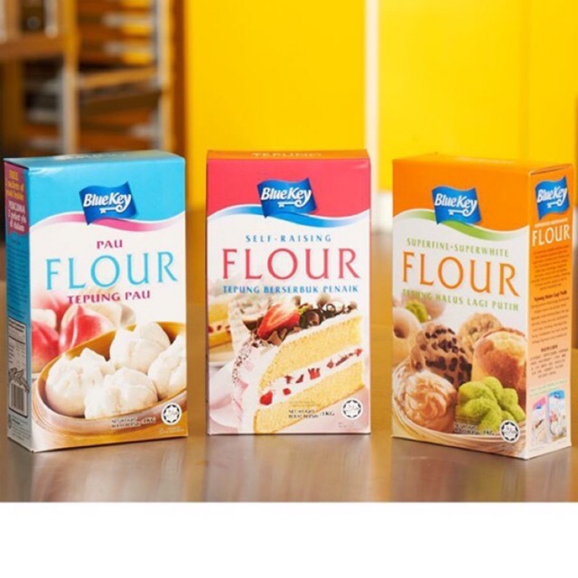 BLUE KEY FLOUR tepung berserbuk penaik 1 kg Shopee Malaysia