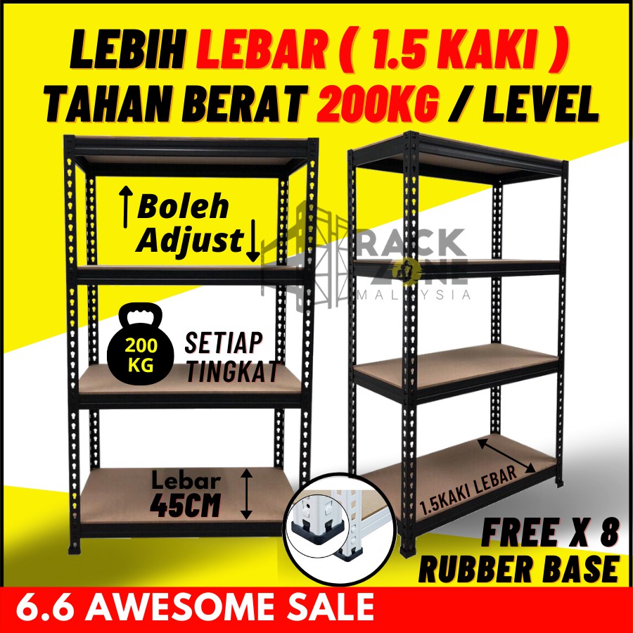 Boltless Rack / Storage Rack / Rak Besi / Rak / Rack / Metal Rack / Rak