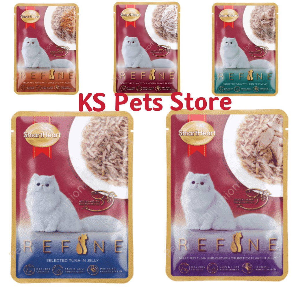 Smart Heart Refine Cat Pouch Wet Food Treats 70g Shopee Malaysia