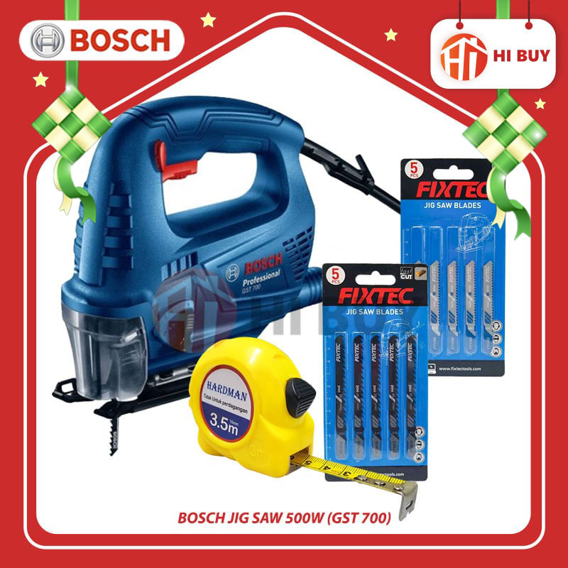 BOSCH JIG SAW 500W (GST 700)/PROFESSIONAL ELECTRIC JIG SAW/ BOSCH MESIN GERGAJI Shopee Malaysia