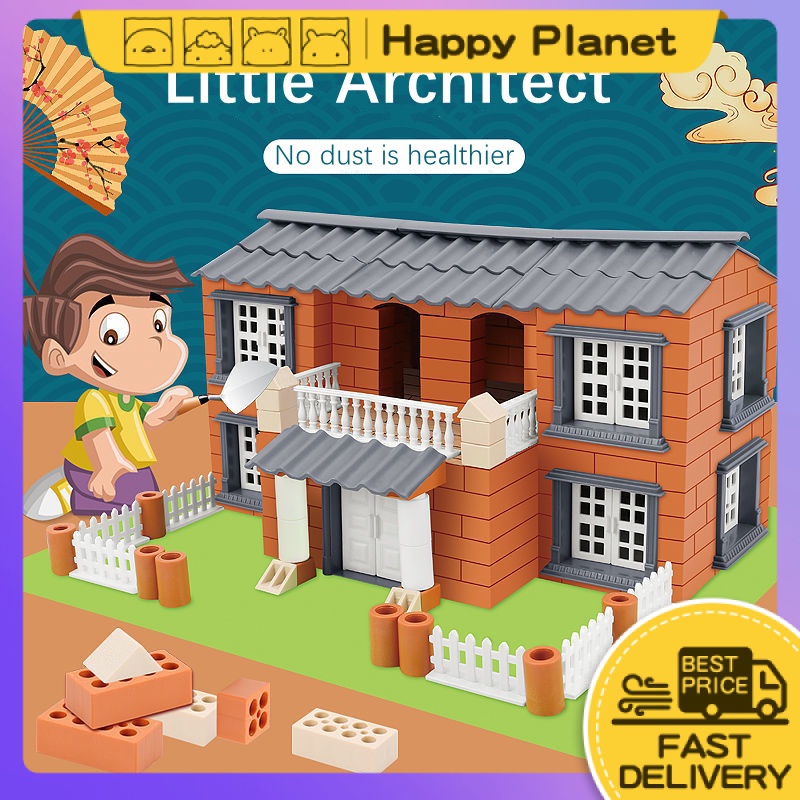 Happy Little Architect 397pcs Luxury Villa Toys Build a Castle