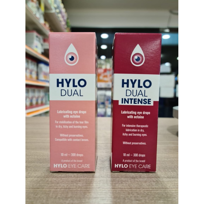 Hylo Dual Eyedrops 10mL / Hylo Dual INTENSE Eyedrops 10mL Shopee Malaysia