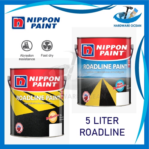 Nippon Paint Road Line Paint 5L Reflective/NonReflective Roadline