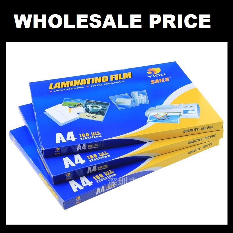 High Quality Laminator Laminating Laminate Pouches Film A4 A3 55 80 Mic